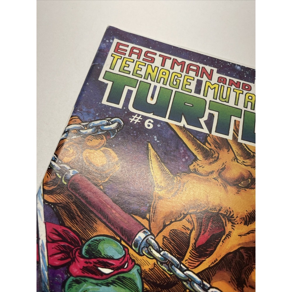 1986 EASTMAN AND LAIRD'S TEENAGE MUTANT NINJA TURTLES #6 COMIC BOOK - Picture 5 of 11